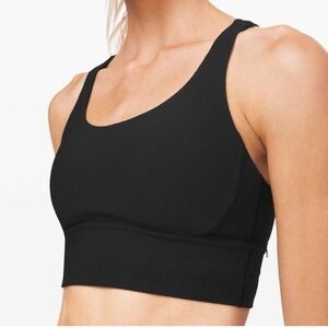 Lululemon Energy Bra *Long Line Texture size 6, no cups